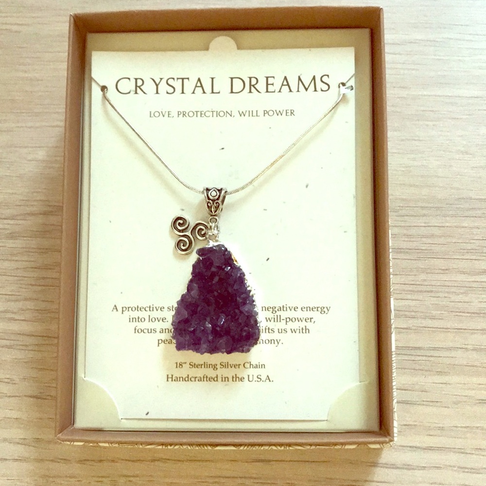 BrandNew Amythest Necklace